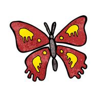 Cartoon Butterfly N116