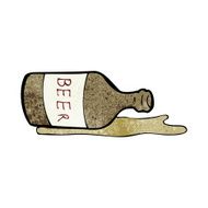 Cartoon Spilled Beer N27