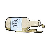 Cartoon Spilled Beer N28