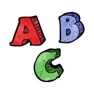 cartoon ABC letters N24