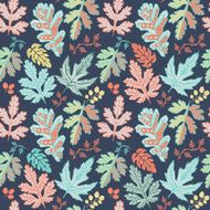 seamless leaves pattern background N3