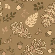 seamless leaves pattern background N5