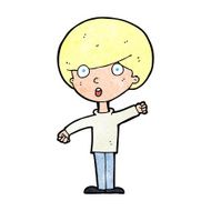 cartoon shocked boy N38