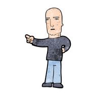 cartoon tough guy pointing N11
