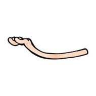 cartoon arm N191