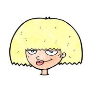 cartoon mean female face N12