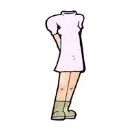 cartoon female body (add photos or mix and match cartoons) N296