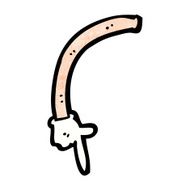 cartoon pointing arm N33