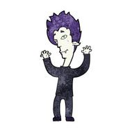 cartoon vampire man N142
