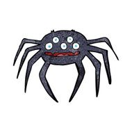 cartoon halloween spider N10