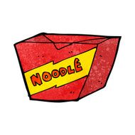 cartoon noodle box N46
