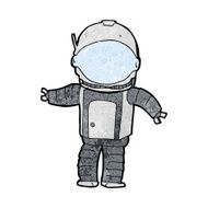 Cartoon Astronaut N172