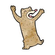 Cartoon Bear N138