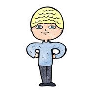 cartoon proud man N37