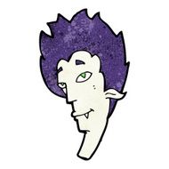 cartoon vampire head N47