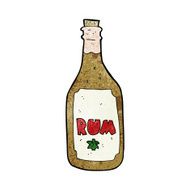Cartoon Rum Bottle N17