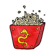 cartoon noodle box N47