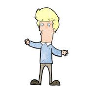 cartoon startled man N65