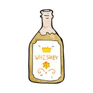 Cartoon Whiskey Bottle N24