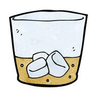 cartoon whiskey in glass N7
