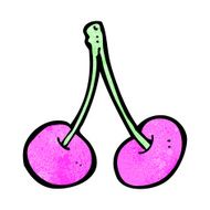 cartoon cherries N40