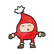 cartoon funny christmas character N16