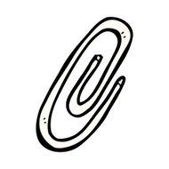 cartoon paperclip N30