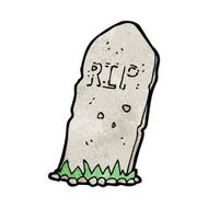 cartoon spooky grave N74