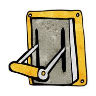 cartoon industrial machine lever N13