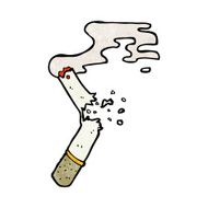 cartoon broken cigarette N7