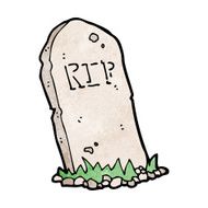 cartoon spooky grave N75