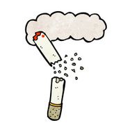 cartoon broken cigarette N8