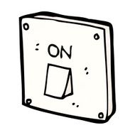 Cartoon Light Switch N37