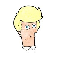 cartoon staring face N18
