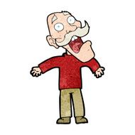 cartoon terrified old man N24