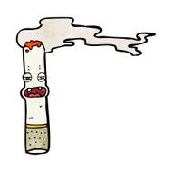 cartoon cigarette character N4