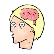 cartoon head with brain symbol N49
