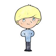 cartoon happy boy N318
