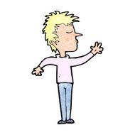 cartoon dismissive man N12
