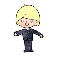 cartoon happy man N615