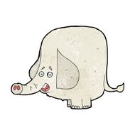 cartoon happy elephant N17