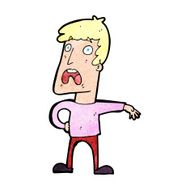 cartoon complaining man N13