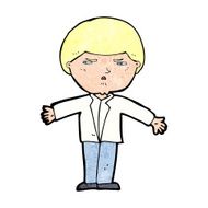 cartoon annoyed man N103