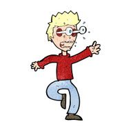 cartoon terrified man with eyes popping out N13