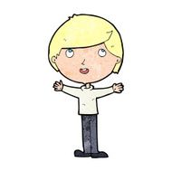 cartoon happy boy N320