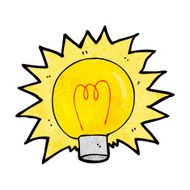 cartoon electric light bulb N31