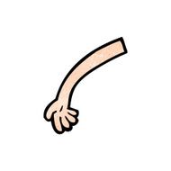 cartoon arm N194