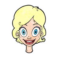 cartoonhappy woman N4