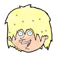 cartoon happy man N621