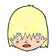 cartoon staring woman N49
